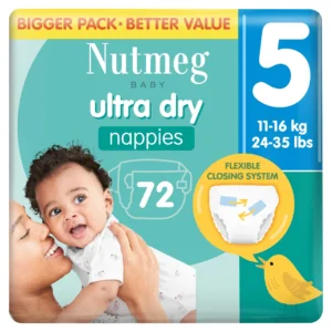 Nutmeg UltraDry Jumbo 5 (11-16 kg) – 72 vnt