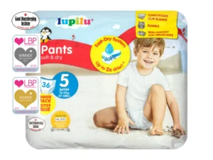 Lupilu Soft&Dry Pants 5 (12-17 kg) – 36 vnt