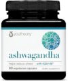 Youtheory Ashwagandha KSM-66 ašvagandos papildas, 60 vegetariškų kapsulių (30 d. kursas)