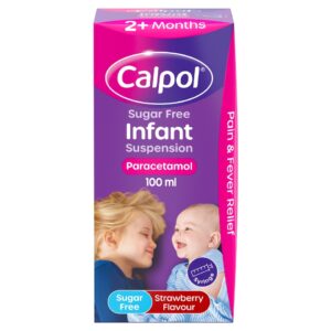 Calpol Infant Sugar-Free paracetamolio suspensija kūdikiams (2+ mėn.), 100 ml