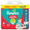 Pampers Baby-Dry Pants 4+ dydis (66 vnt.) Jumbo+ Pack (9 -15 kg)