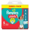 Pampers Baby-Dry sauskelnės-kelnaitės 5 dydis, 64 vnt. (12–17 kg)