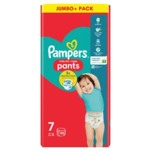 Pampers Baby-Dry sauskelnės-kelnaitės 7 dydis, 50 vnt. (15+ kg)