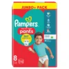Pampers Baby-Dry Nappy Pants 8 dydis, 44 vnt. (17+ kg ) – Jumbo+ Pack