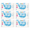 Drėgnos servetėlės Lupilu Pure Wipes Extra Sensitive, 99.4% vanduo, 6 pakuotės po 60 vnt.