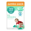 Fred & Flo Ultra Dry sauskelnės 5+ dydis, Extra Absorbent, Jumbo Pack (64 vnt.)