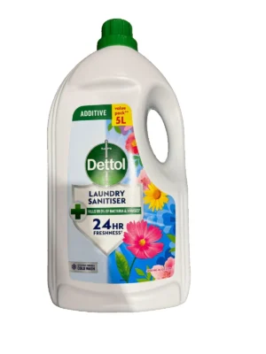 Dettol antibakterinis skalbinių dezinfekantas, 5 L